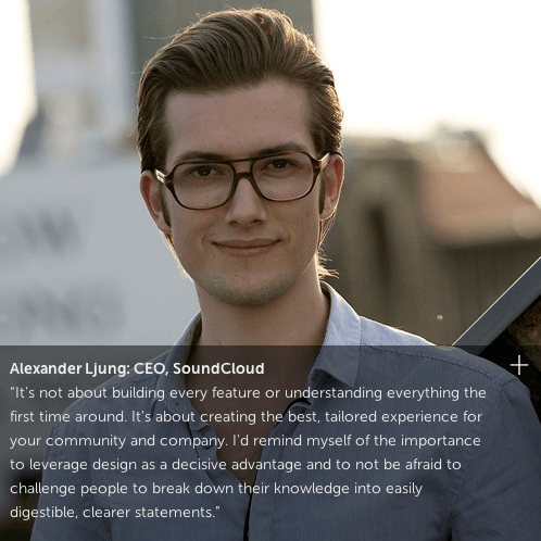 SoundCloud的联合创始人和CEO Alexander Ljung